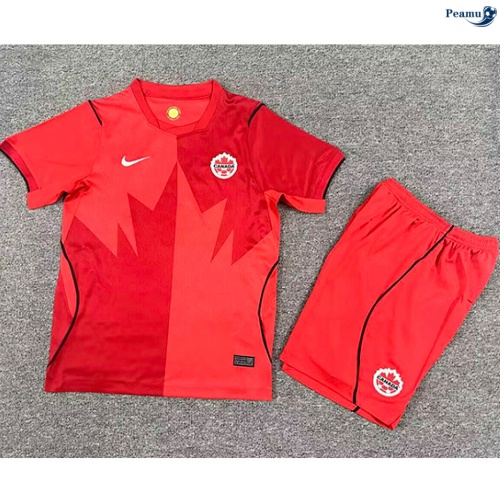 Camisola Futebol Canada Crianças Principal Equipamento 2026-2027