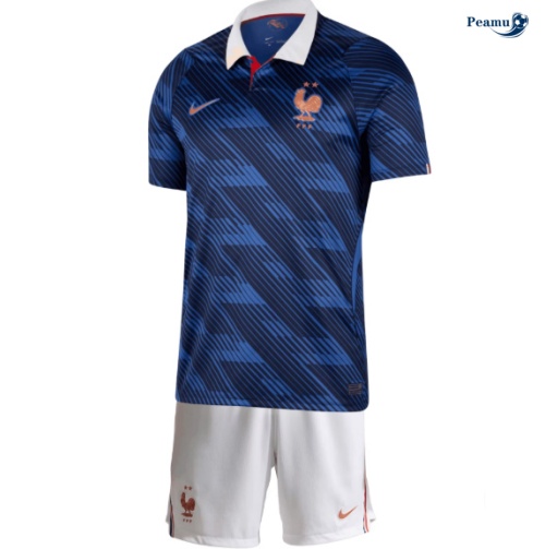 Camisola Futebol França Crianças Principal Equipamento 2026-2027