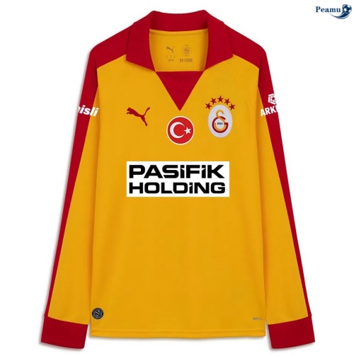 Camisola Futebol Galatasaray Equipamento mangas compridas Amarelo 2026-2027