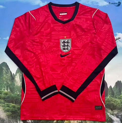 Camisola Futebol Inglaterra Alternativa Equipamento mangas compridas 2026-2027