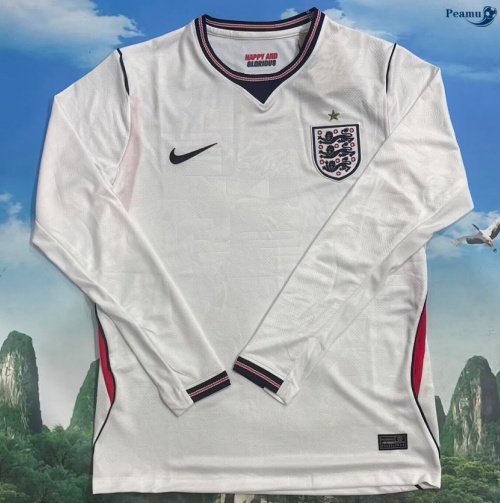 Camisola Futebol Inglaterra Principal Equipamento mangas compridas 2026-2027