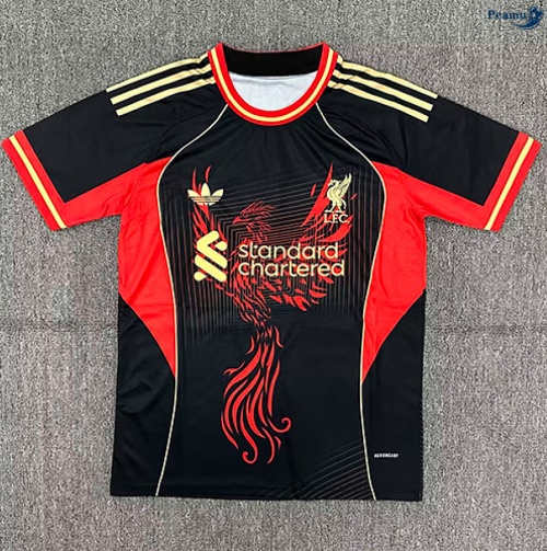 Camisola Futebol Liverpool Equipamento preto/oro 2026-2027