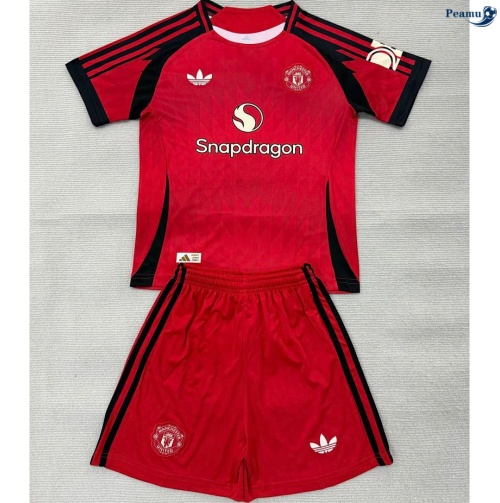 Camisola Futebol Manchester United Crianças Equipamento vermelho 2026-2027