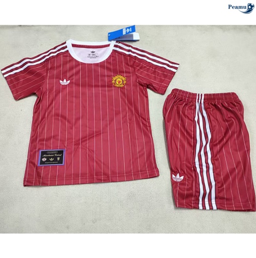 Camisola Futebol Manchester United Crianças Equipamento Especial vermelho 2026-2027