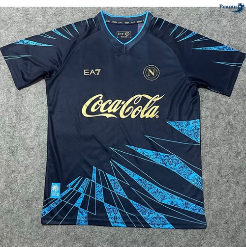 Camisola Futebol Naples Equipamento pre-match Azul marino 2025-2026