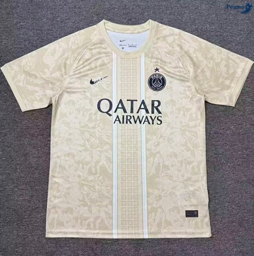 Camisola Futebol PSG Equipamento Training Amarelo 2026-2027
