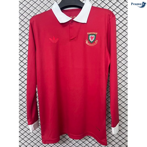 Camisola Futebol Gales Equipamento 150 aniversario mangas compridas 2026-2027