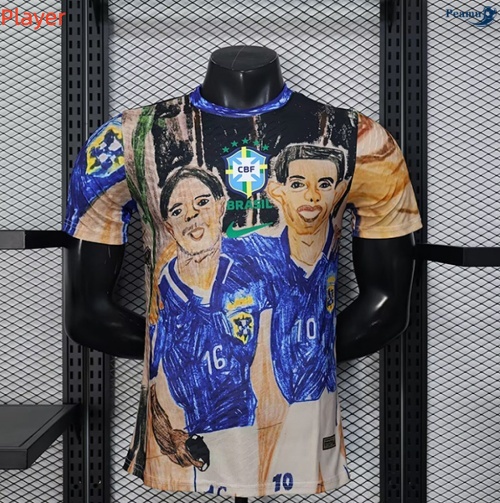 Camisola Futebol Brasil Player Equipamento Training 2026-2027