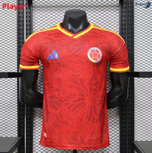 Camisola Futebol Colombia Player Equipamento vermelho 2026-2027