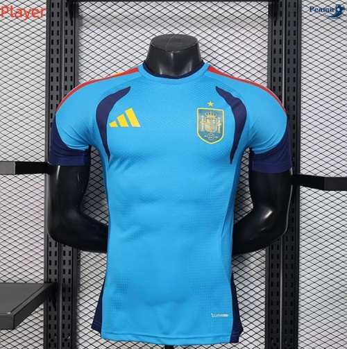 Camisola Futebol Espanha Player Equipamento Training Azul 2026-2027