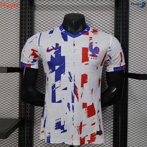 Camisola Futebol França Player Equipamento Training Branco 2026-2027