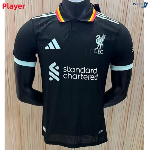Camisola Futebol Liverpool Player Equipamento preto 2026-2027