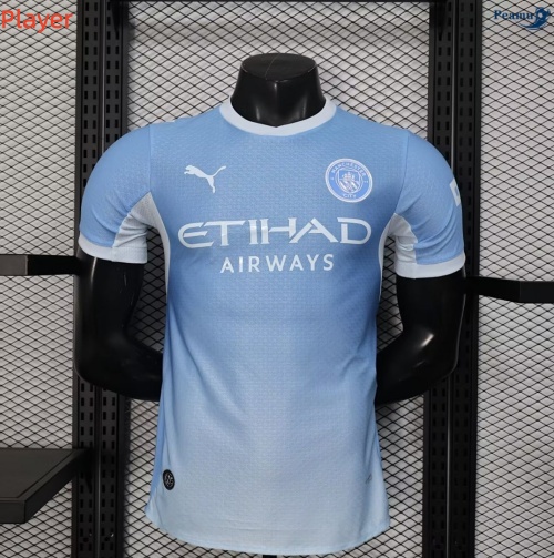 Camisola Futebol Manchester City Player Equipamento Training Azul 2026-2027