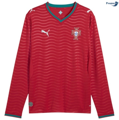 Camisola Futebol Portugal Principal Equipamento mangas compridas 2026-2027