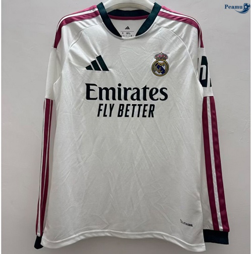 Camisola Futebol Real Madrid Principal Equipamento mangas compridas 2026-2027