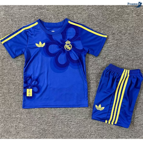 Camisola Futebol Real Madrid Crianças Equipamento Azul 2025-2026