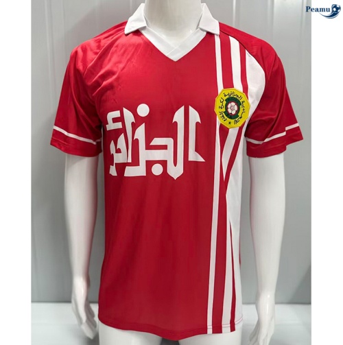 Camisola Futebol Retrô Argélia Alternativa Equipamento 1986