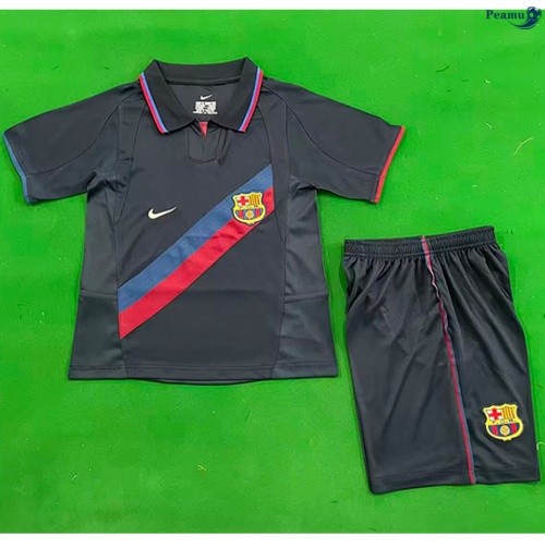 Camisola Futebol Retrô Barcelona Crianças Terceiro Equipamento 2002-03