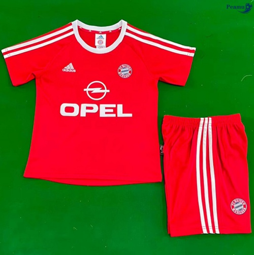 Camisola Futebol Retrô Bayern Munich Crianças Principal Equipamento 2001-02