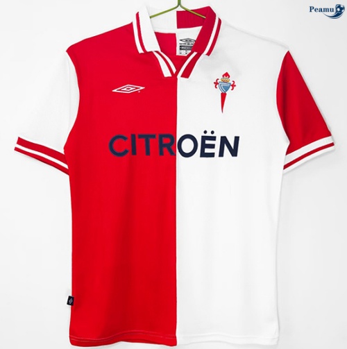 Camisola Futebol Retrô Celta de Vigo Terceiro Equipamento 2001-02