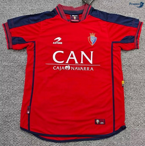 Camisola Futebol Retrô Osasuna Principal Equipamento 2000-02