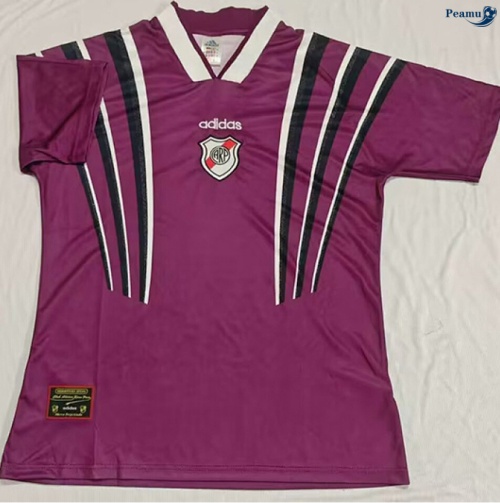 Camisola Futebol Retrô River Plate Equipamento Roxo 1996