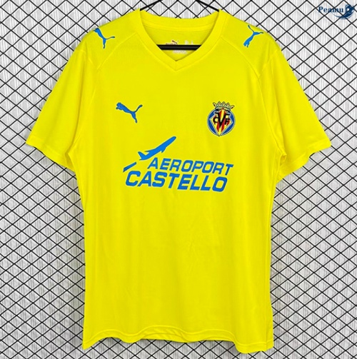 Camisola Futebol Retrô Villarreal Principal Equipamento 2008-09