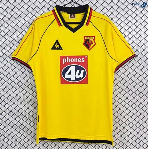 Camisola Futebol Retrô Watford Principal Equipamento 1999-01