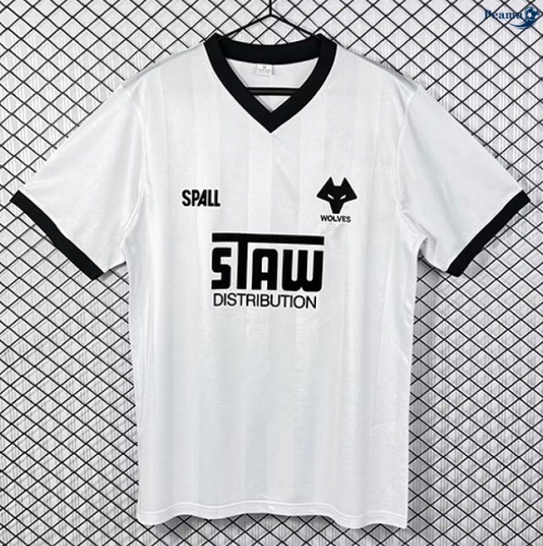 Camisola Futebol Retrô Wolverhampton Alternativa Equipamento 1986-87