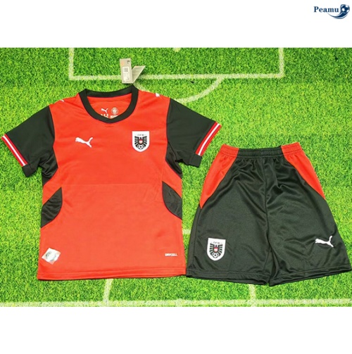 Camisola Futebol Austria Crianças Principal Equipamento 2026-2027