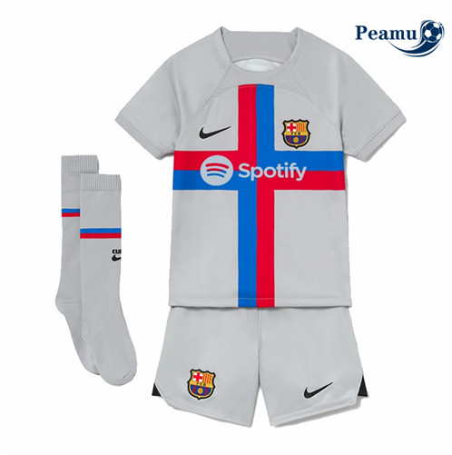 Camisola Futebol Barcelona Alternativa Equipamento Enfant 2022-2023 baratas