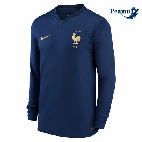 Camisola Futebol França Principal Equipamento Manche Longue 2022-2023 baratas