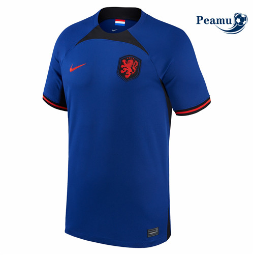 Camisola Futebol Holanda Alternativa Equipamento Bleu 2022-2023 baratas