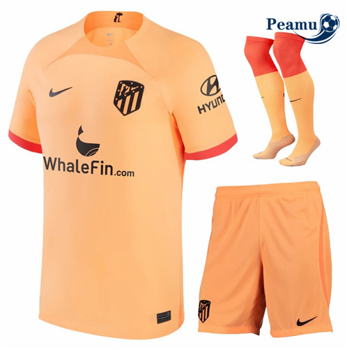 Comprar Camisola Futebol Atletico Madrid Crianças Terceiro Equipamento 2022-2023 personalizadas