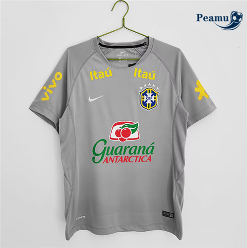 Comprar Camisola Futebol Brasil Equipamento Cinza 2022-2023 baratas