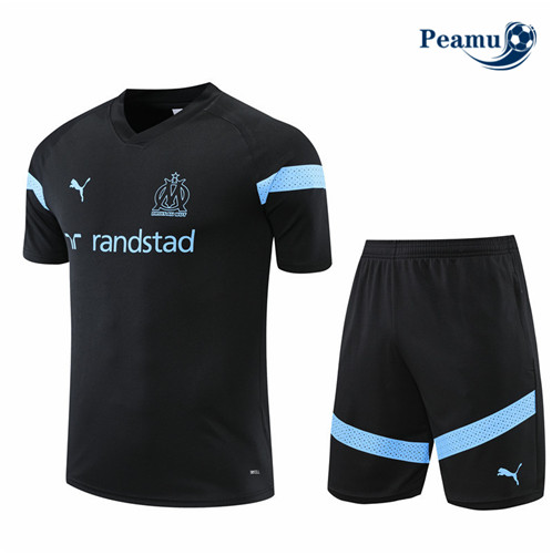 Novas Camisola Kit Equipamento Training foot Marsella + Pantalon Noir 2022-2023 online