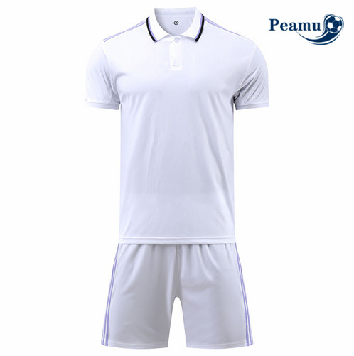 Novas Camisola Kit Equipamento Training foot Sem logotipo da marca + Pantalon Branco 2022-2023 online