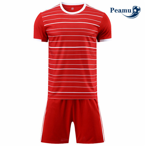 Comprar Camisola Kit Equipamento Training foot Sem logotipo da marca + Pantalon Rouge 2022-2023 preços baratas