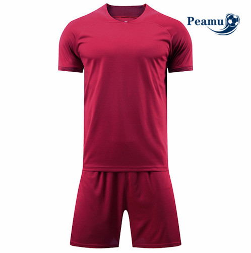 Comprar Camisola Kit Equipamento Training foot Sem logotipo da marca + Pantalon Rouge 2022-2023 personalizadas
