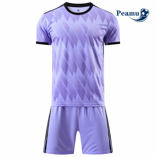 Comprar Camisola Kit Equipamento Training foot Sem logotipo da marca + Pantalon Roxo 2022-2023 baratas