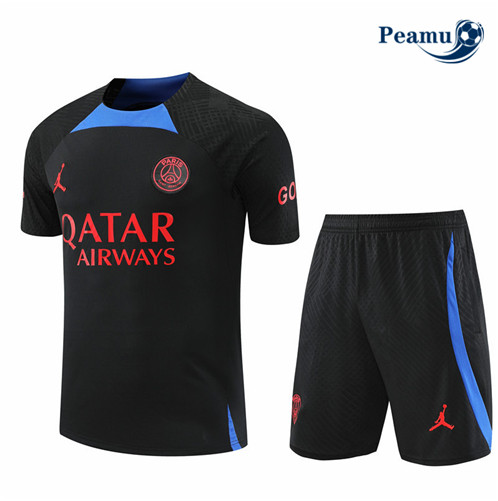 Comprar Camisola Kit Equipamento Training foot Paris PSG + Pantalon Noir 2022-2023 baratas