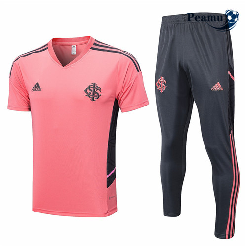 Novas Camisola Kit Equipamento Training foot SC Internacional + Pantalon Rosa 2022-2023 baratas