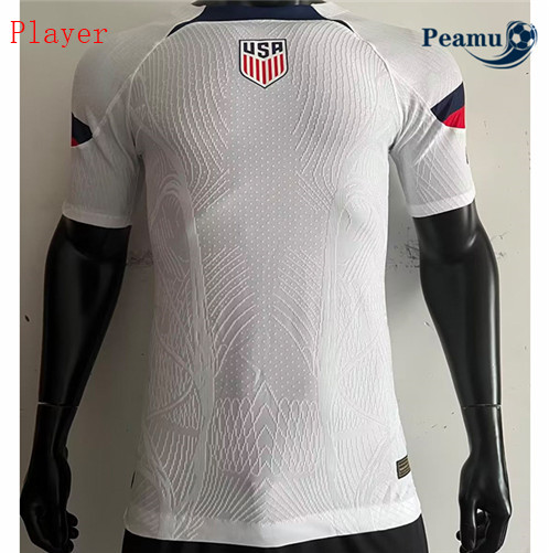 Novas Camisola Futebol Estados Unidos Player Version Principal Equipamento 2022-2023 personalizadas