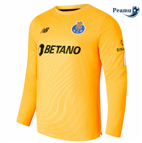 Comprar Camisola Futebol FC Porto Goleiro Principal Equipamento Manga comprida Amarelo 2022-2023 personalizadas