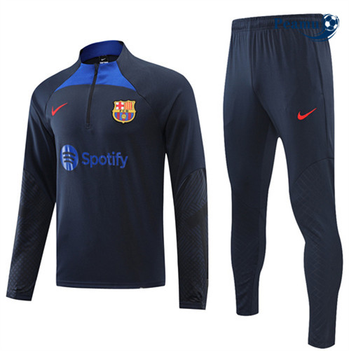 Comprar Camisola Fato de Treino Barcelona Azul 2022-2023 baratas