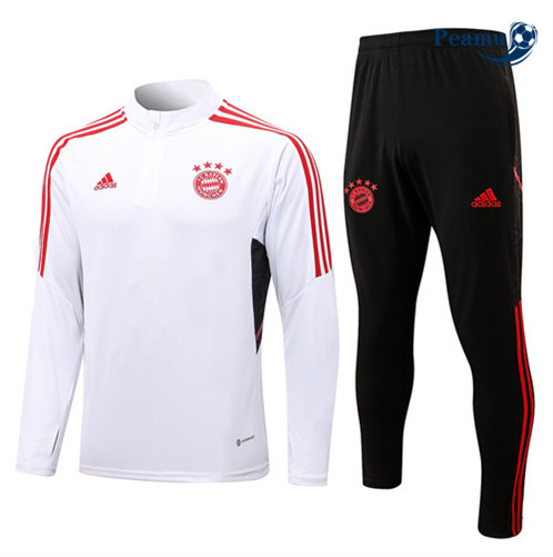 Comprar Camisola Fato de Treino Bayern de Munique Branco 2022-2023 personalizadas
