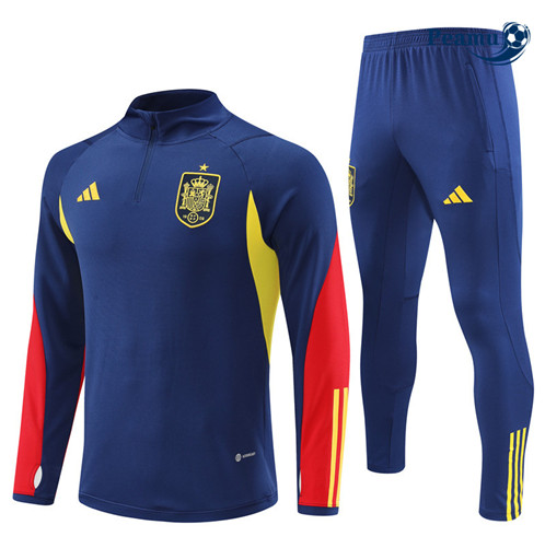 Novas Camisola Fato de Treino Espanha Azul 2022-2023 baratas