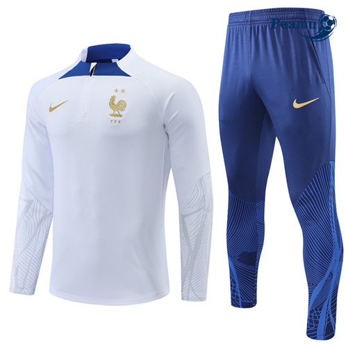 Comprar Camisola Fato de Treino França Branco 2022-2023 baratas