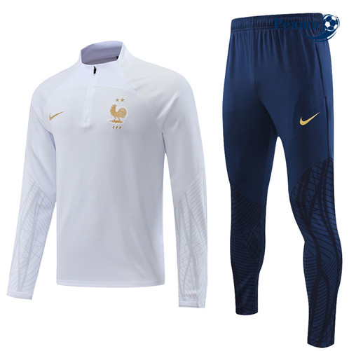 Comprar Camisola Fato de Treino França Branco 2022-2023 online