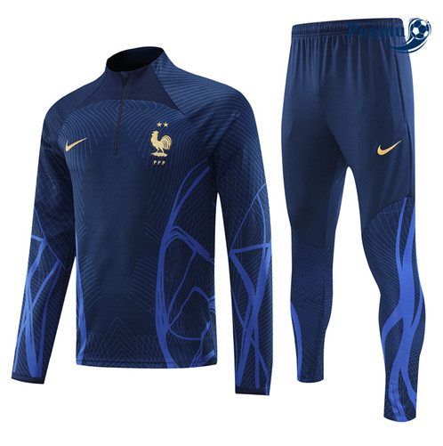 Novas Camisola Fato de Treino França Azul 2022-2023 baratas